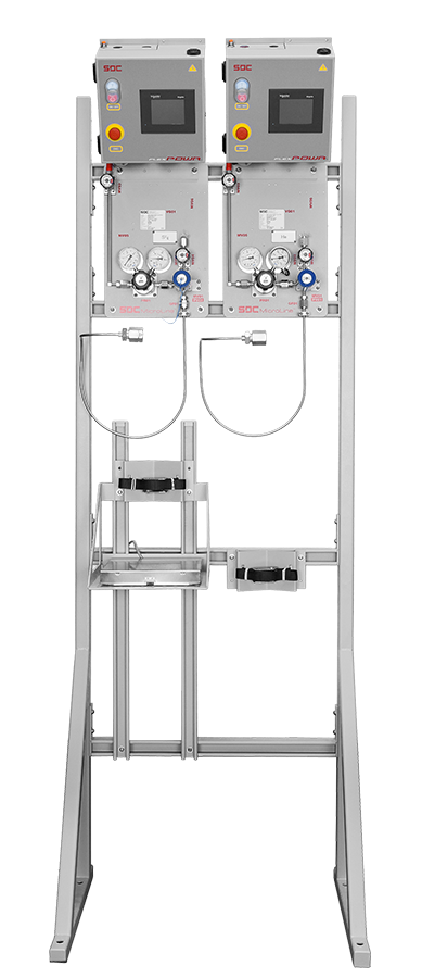 MicroLine™ Gas Panel FlexPowr™ Controller on a FastRack™ System