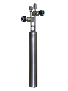 Standard UHP Vertical Valve Bubbler with Fill-Port